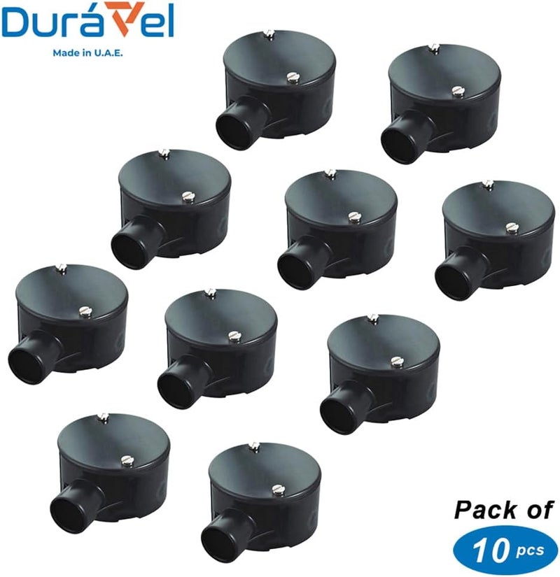 Duravel PVC Electrical Conduit Pipe & Fittings for Indoor and Outdoor Wiring (Junction 1 Way, 38mm) - Image 2